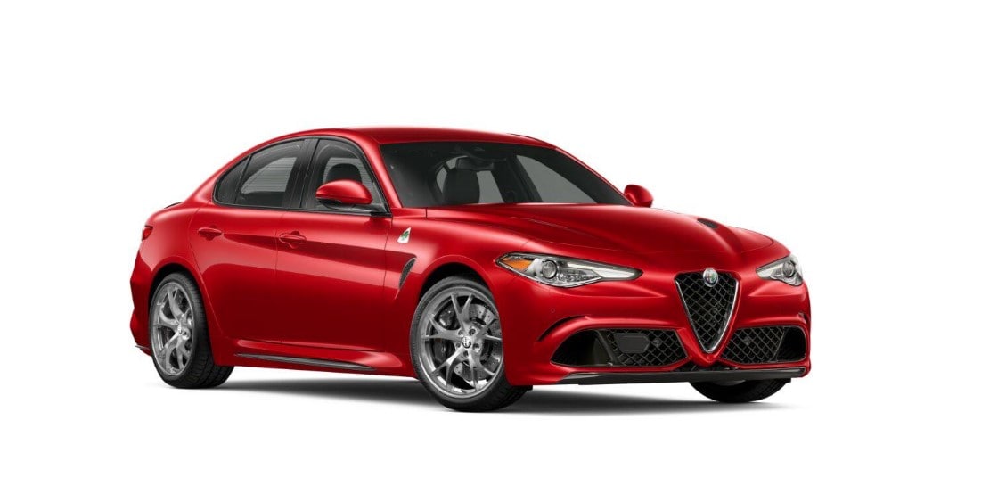 2019 Alfa Romeo Giulia Quadrifoglio Front Red Exterior