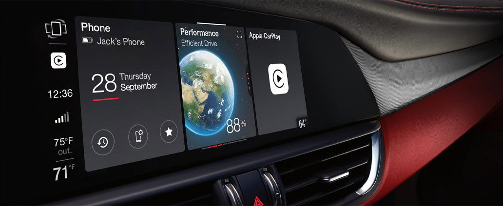 2021 Alfa Romeo Giulia Infotainment Screen