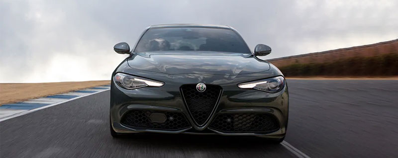 Front of 2021 Alfa Romeo Giulia