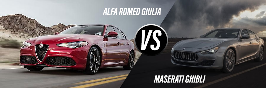 Alfa Romeo Giulia vs. Maserati Ghibli