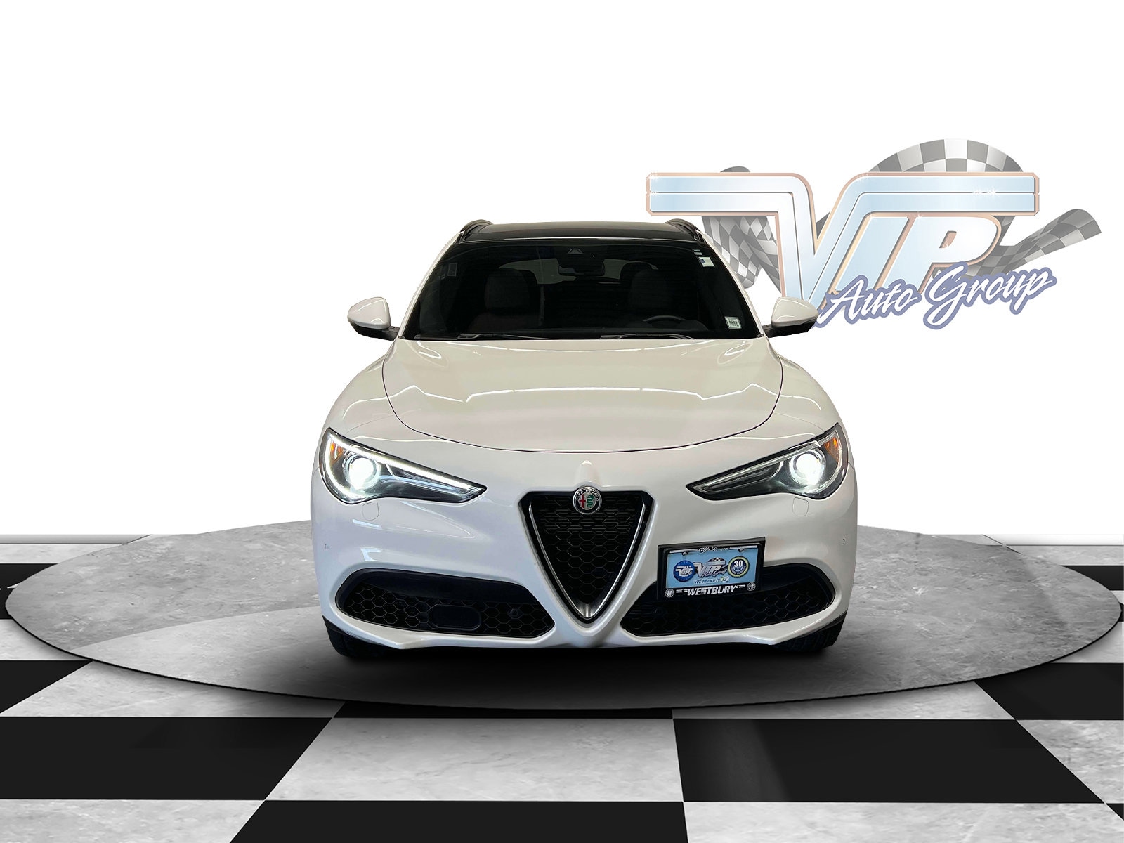 Used 2022 Alfa Romeo Stelvio Ti with VIN ZASPAKBN6N7D28528 for sale in Westbury, NY