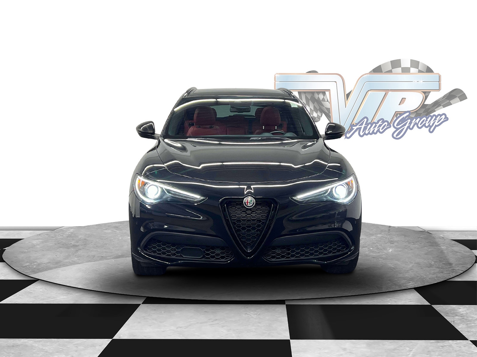 Used 2021 Alfa Romeo Stelvio Ti Sport with VIN ZASPAKBN3M7D14830 for sale in Westbury, NY