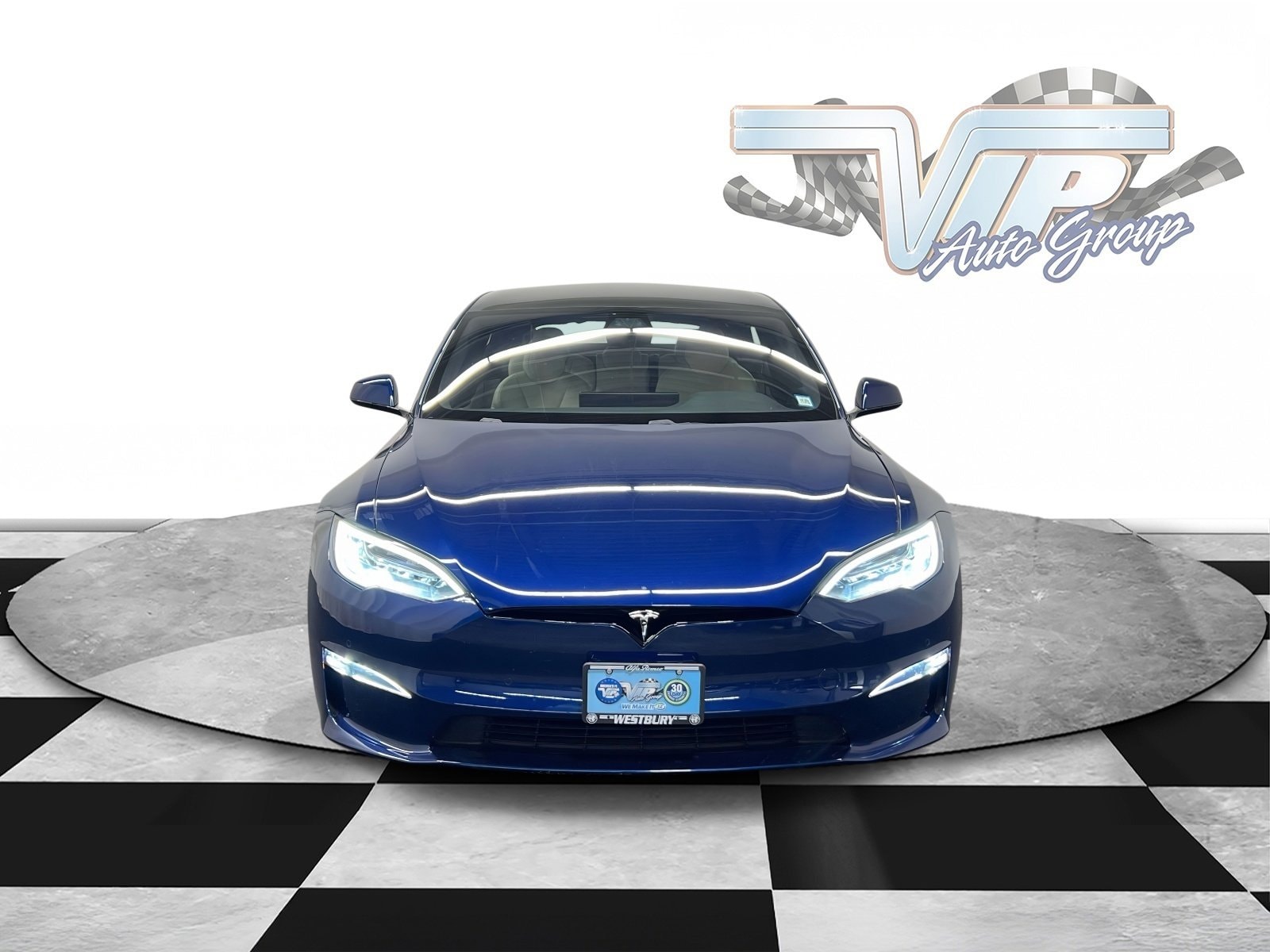 Used 2021 Tesla Model S Plaid with VIN 5YJSA1E69MF431453 for sale in Westbury, NY