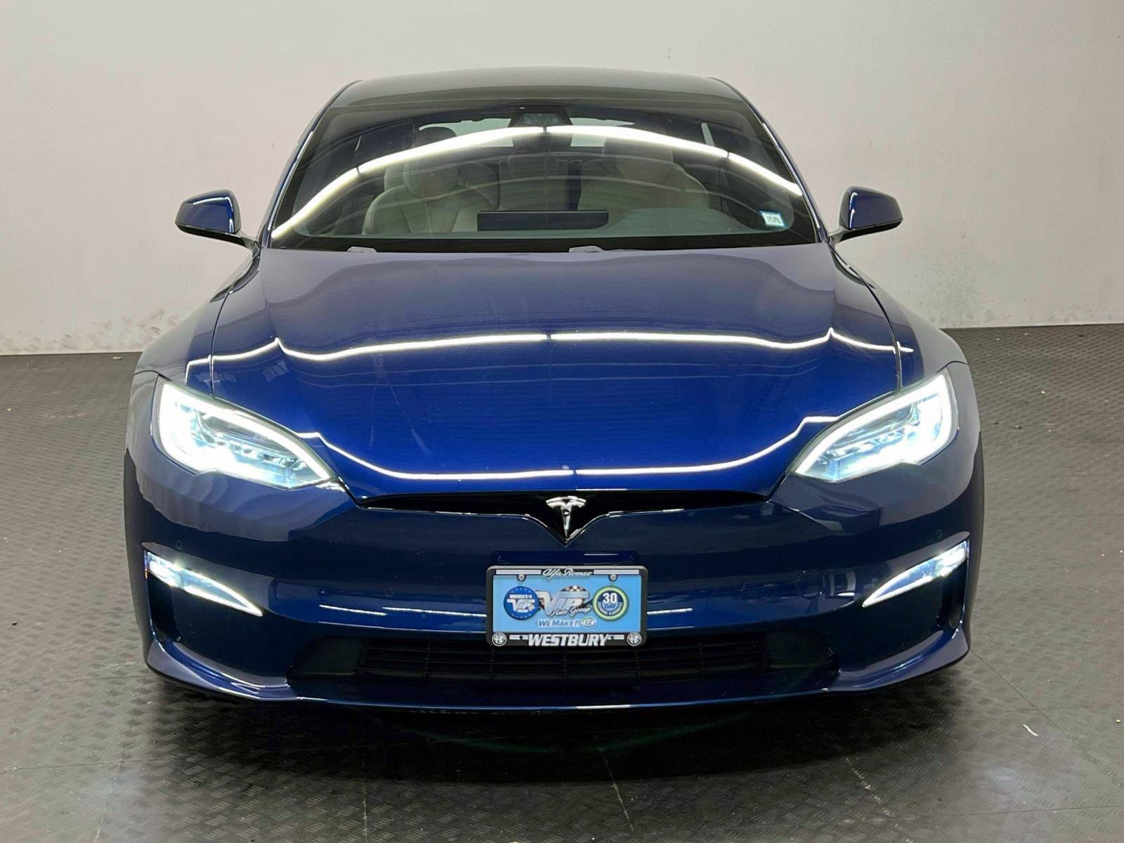 Used 2021 Tesla Model S Plaid with VIN 5YJSA1E69MF431453 for sale in Westbury, NY