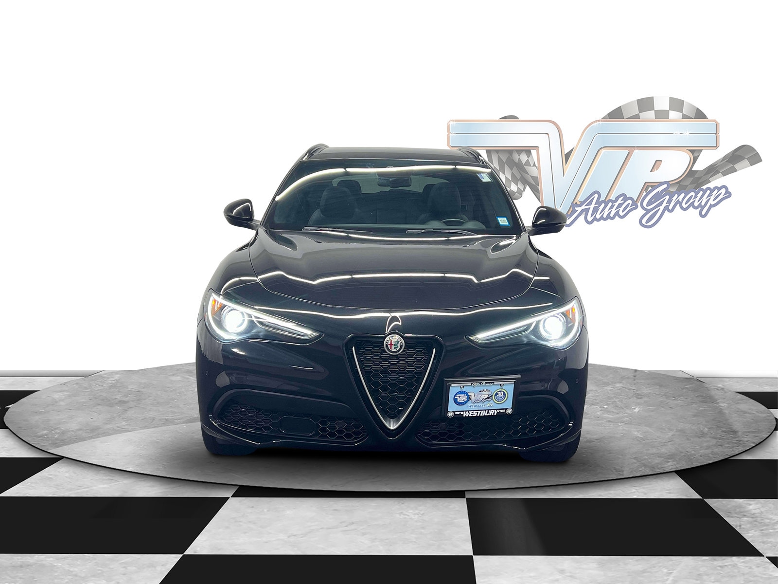 Used 2021 Alfa Romeo Stelvio Ti Sport with VIN ZASPAKBN6M7D14790 for sale in Westbury, NY