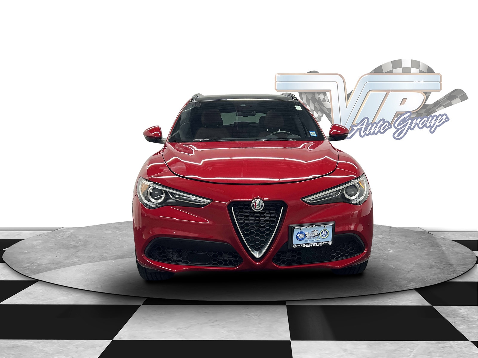 Used 2021 Alfa Romeo Stelvio Ti Sport with VIN ZASPAKBN5M7D09838 for sale in Westbury, NY