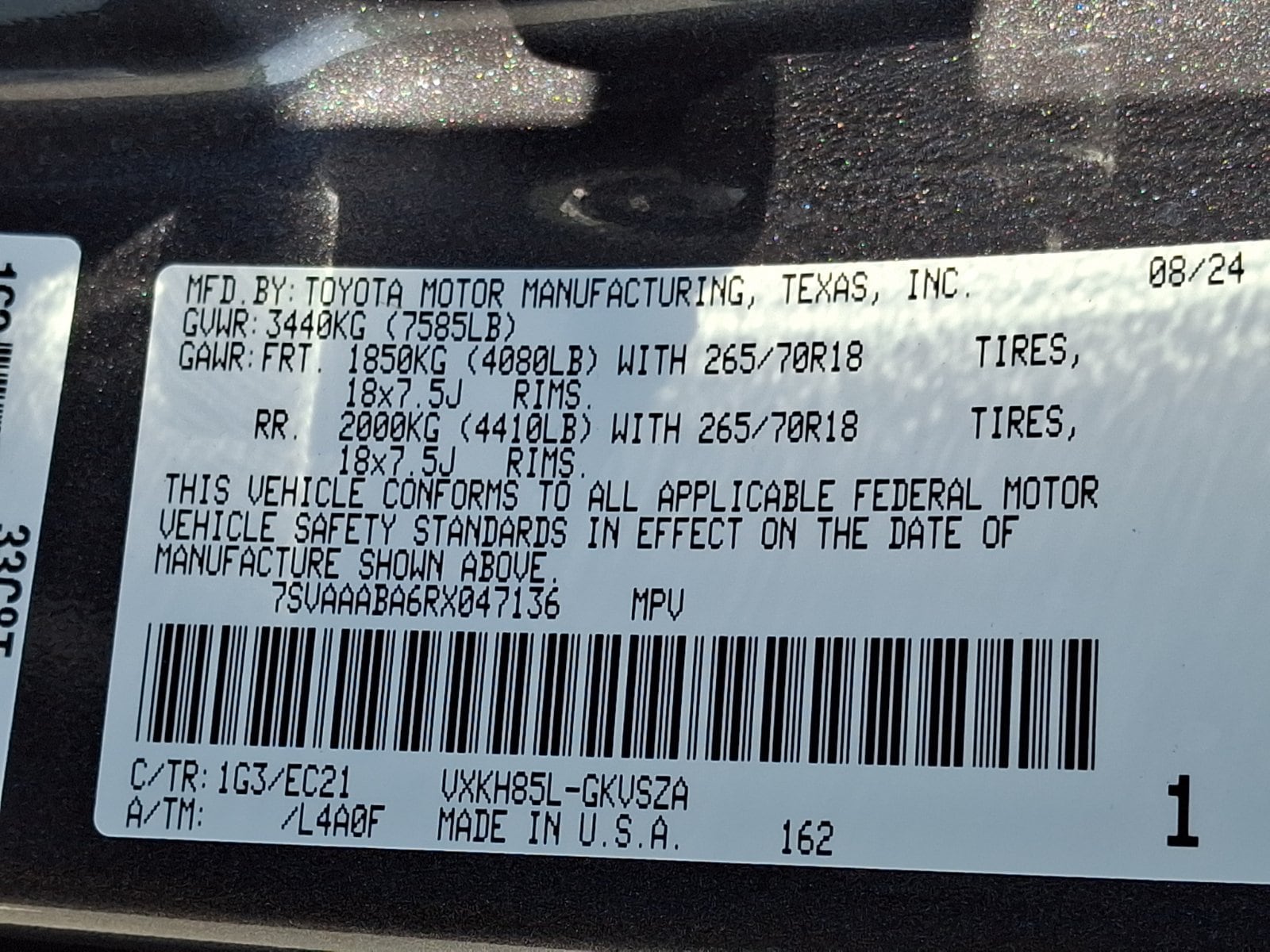 2024 Toyota Sequoia SR5 - Photo 27