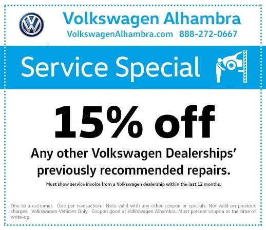 Vw service coupons