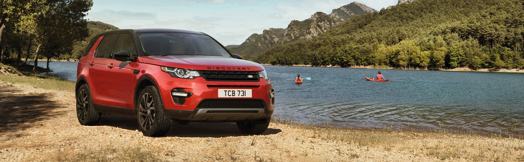 Red Land Rover