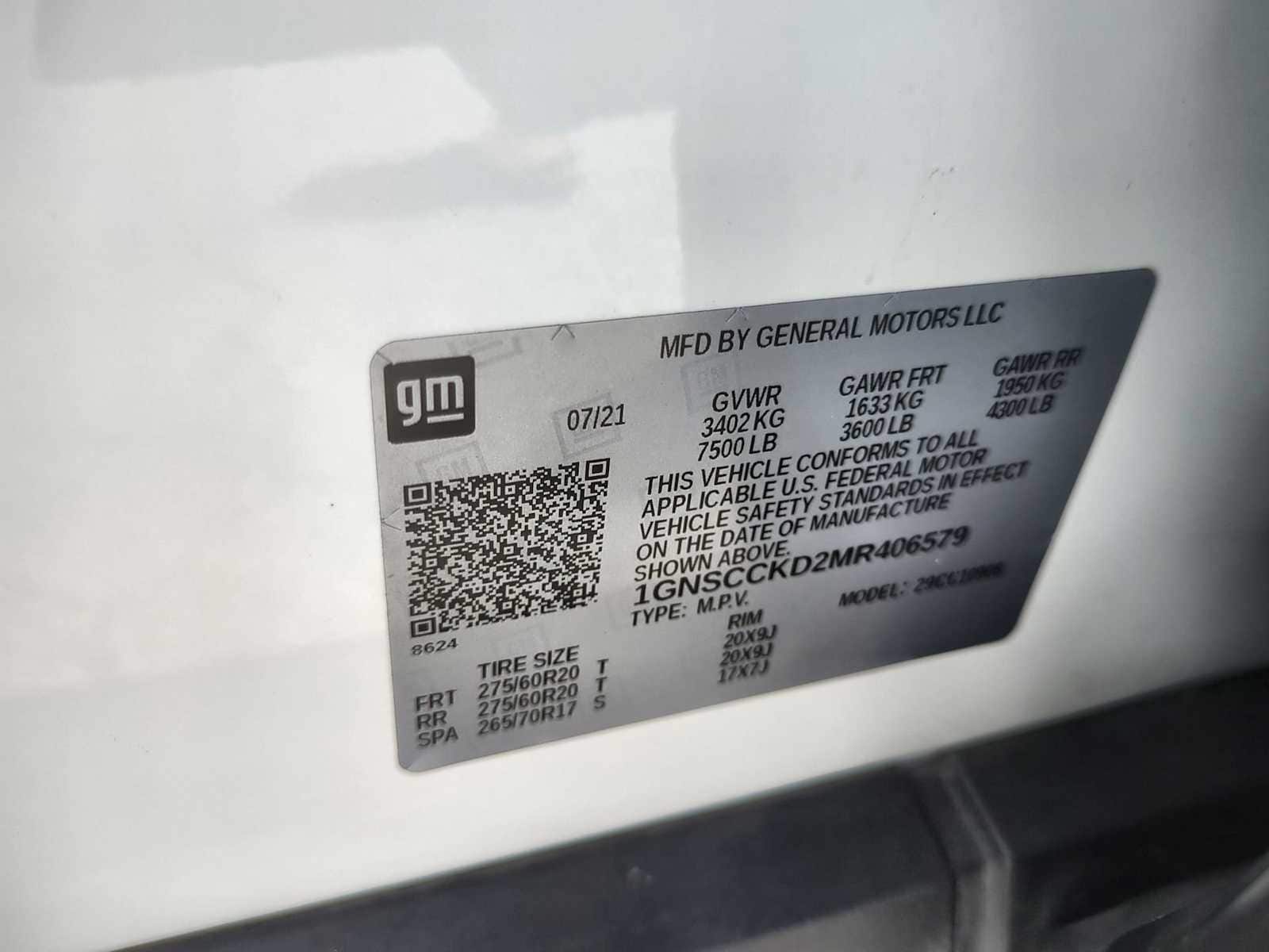 2021 Chevrolet Suburban LT 34