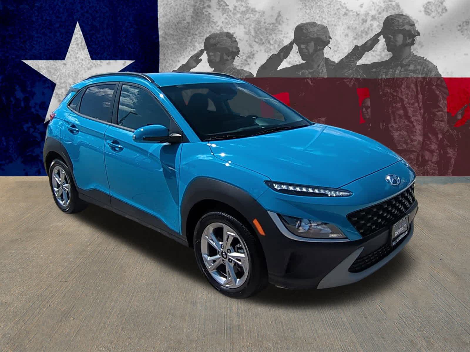 Used 2022 Hyundai Kona SEL with VIN KM8K6CAB1NU922099 for sale in Killeen, TX