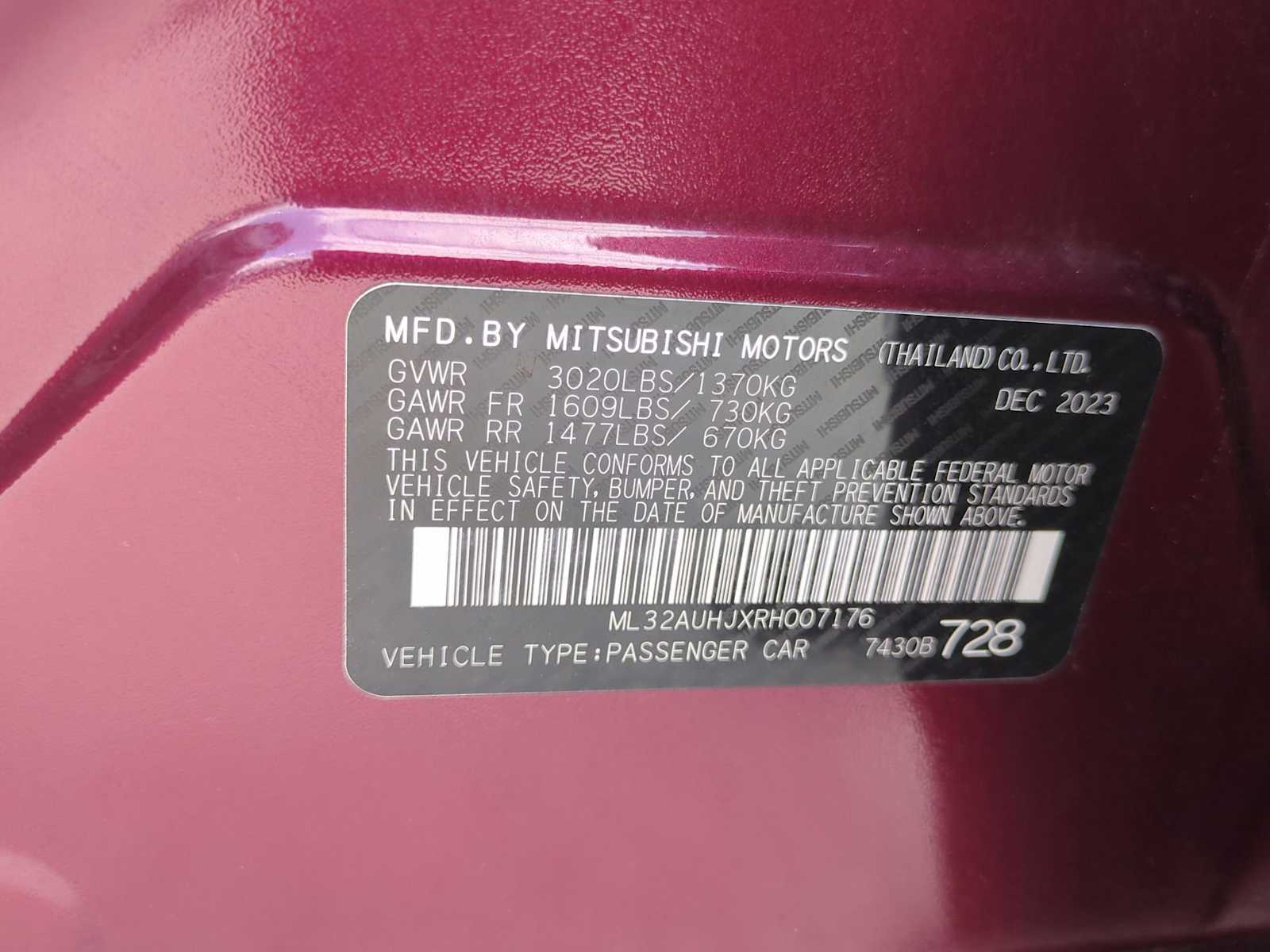 Thumbnail: 2024 Mitsubishi Mirage - 31