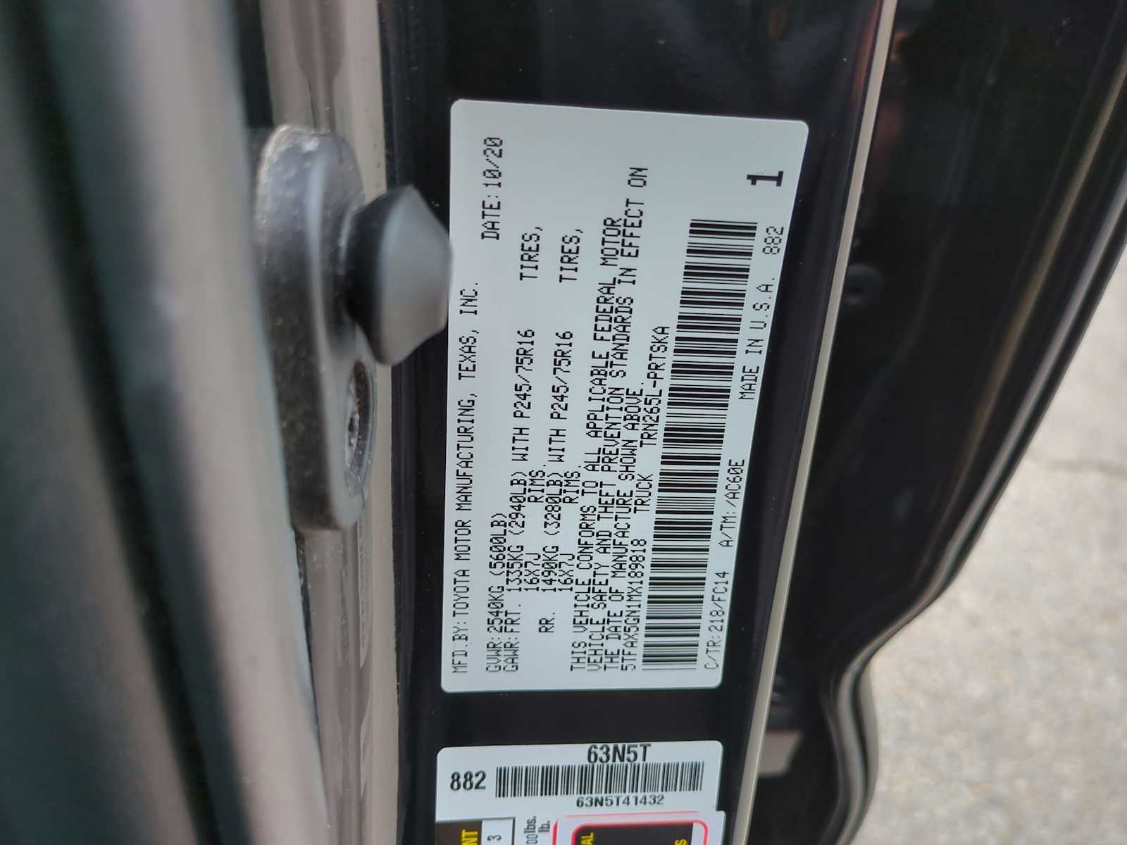 2021 Toyota Tacoma SR 30