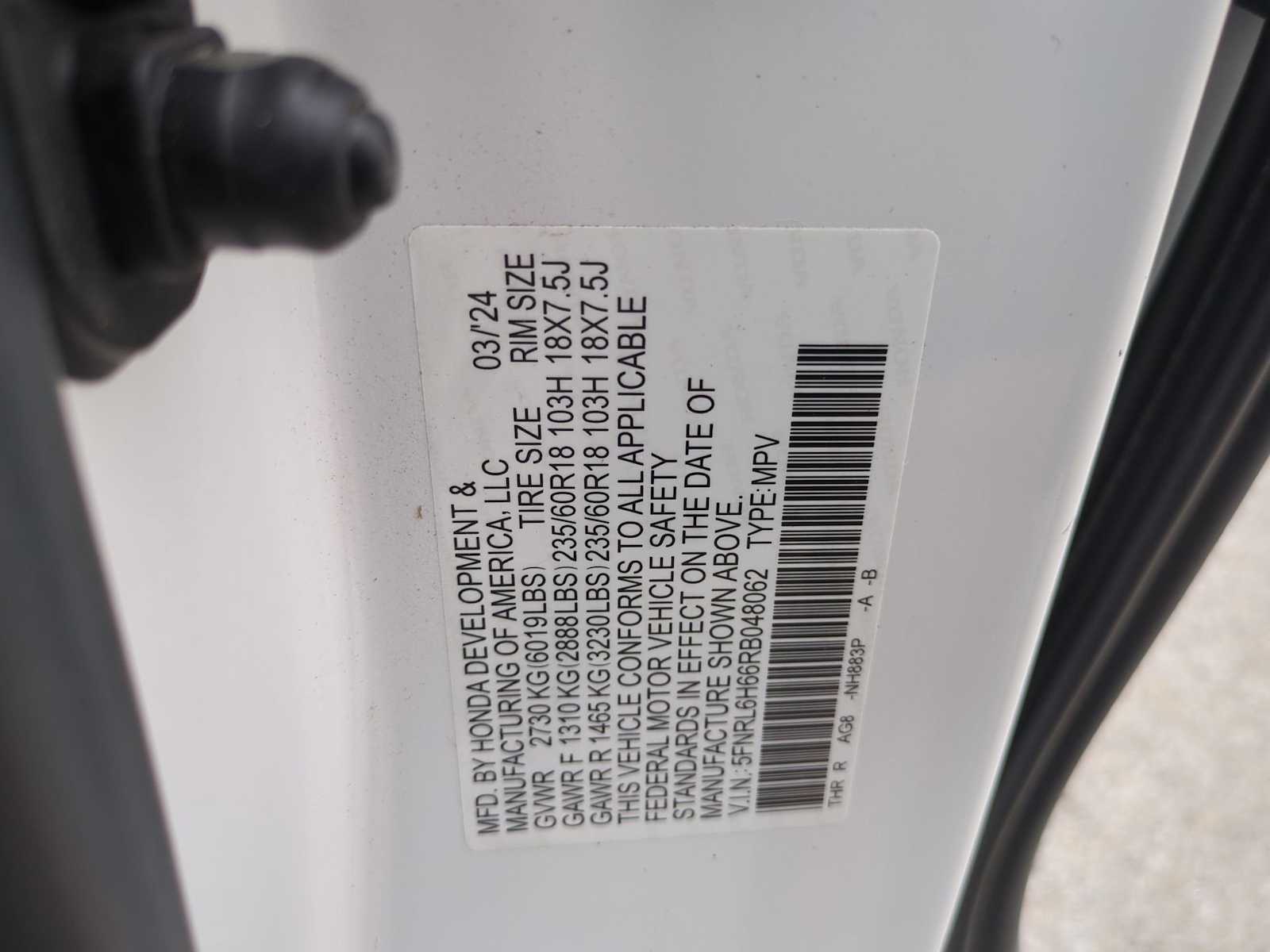 Thumbnail: 2024 Honda Odyssey - 34