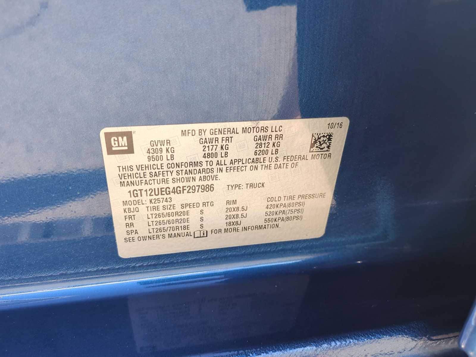 Thumbnail: 2016 GMC Sierra 2500 - 33