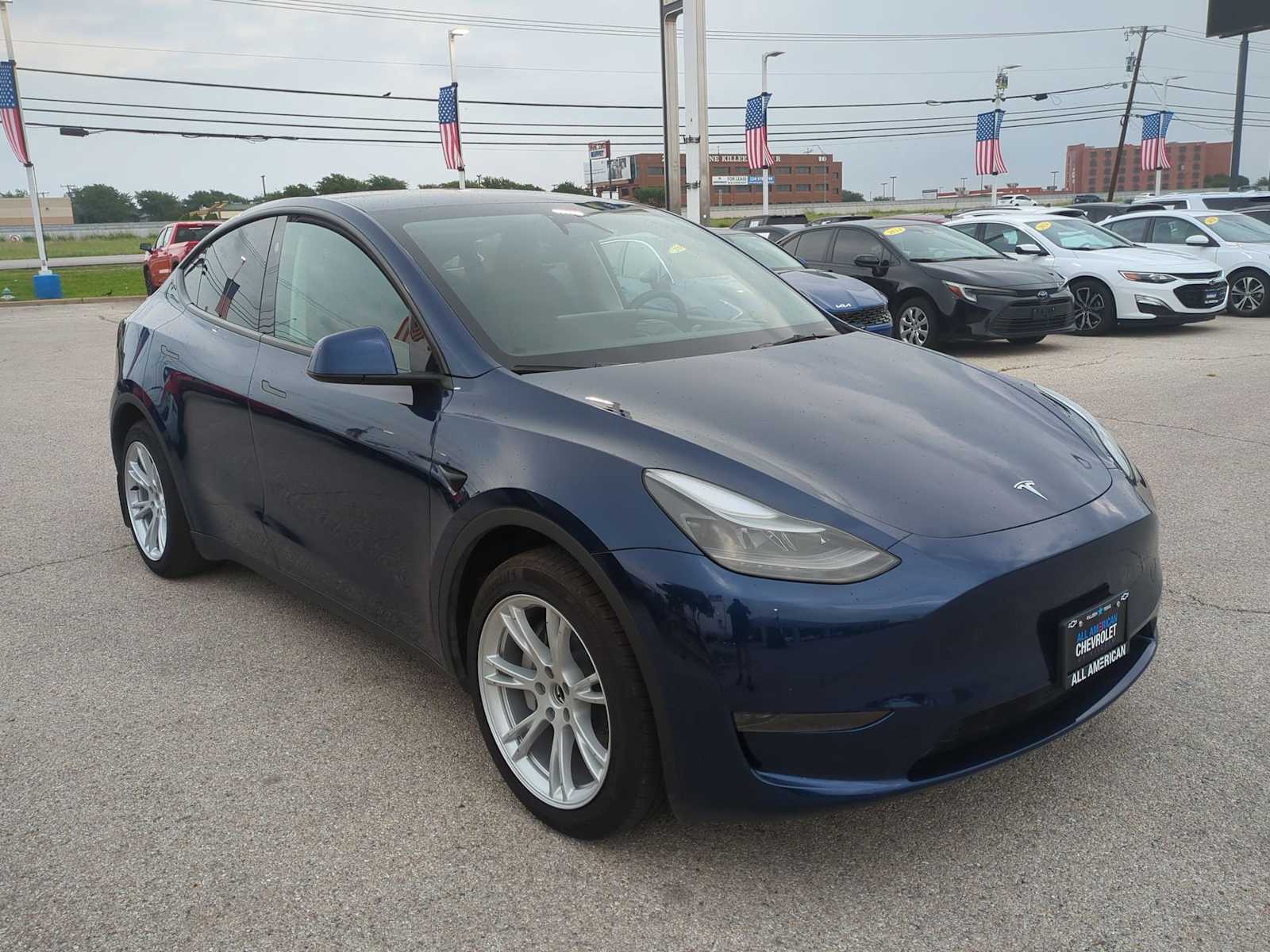 Used 2024 Tesla Model Y Long Range with VIN 7SAYGDED0RF048438 for sale in Killeen, TX