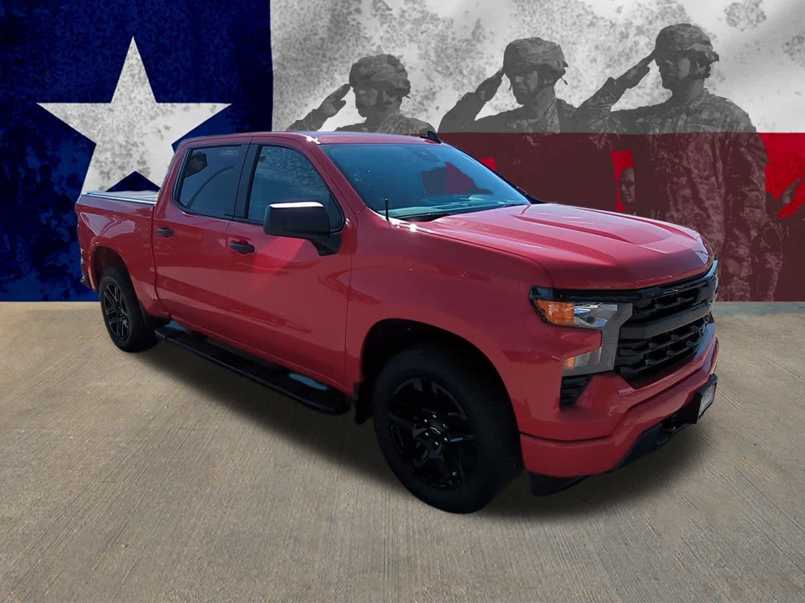 Used 2023 Chevrolet Silverado 1500 Custom with VIN 3GCPABEK1PG297741 for sale in Killeen, TX