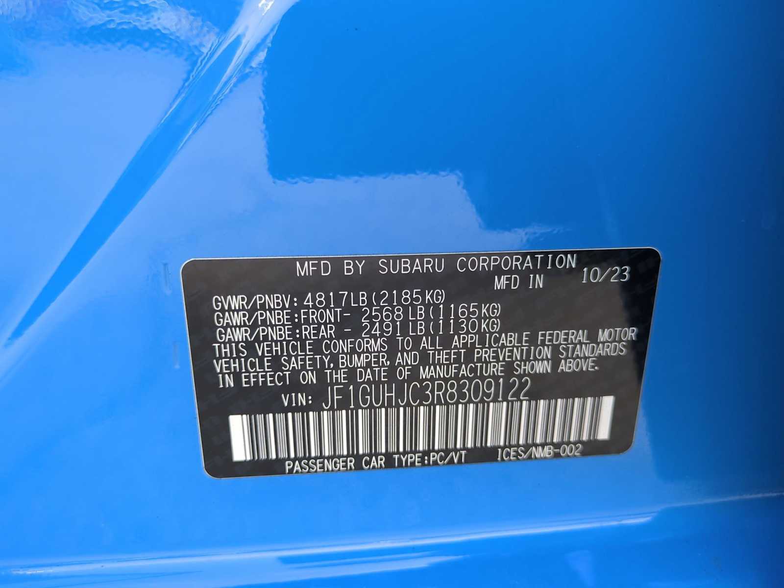 2024 Subaru Impreza RS 33