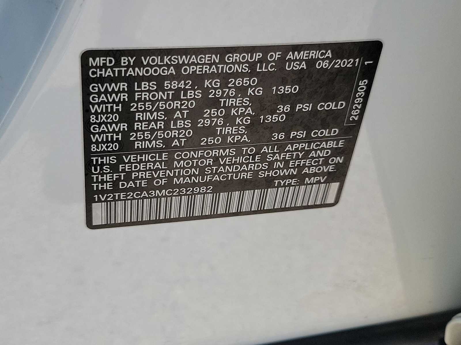 Thumbnail: 2021 Volkswagen Atlas - 17