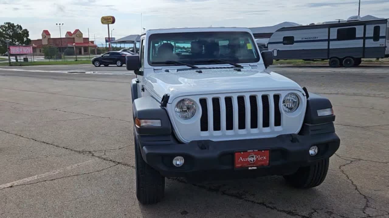 Used 2023 Jeep Wrangler 2-Door Sport with VIN 1C4HJXAG8PW677972 for sale in San Angelo, TX