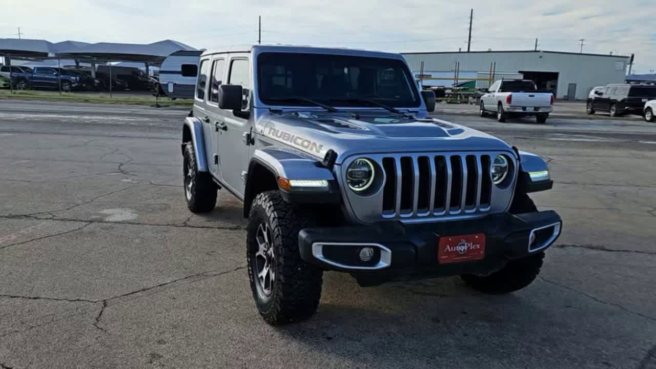 Used 2021 Jeep Wrangler Unlimited Rubicon with VIN 1C4HJXFN6MW535400 for sale in San Angelo, TX