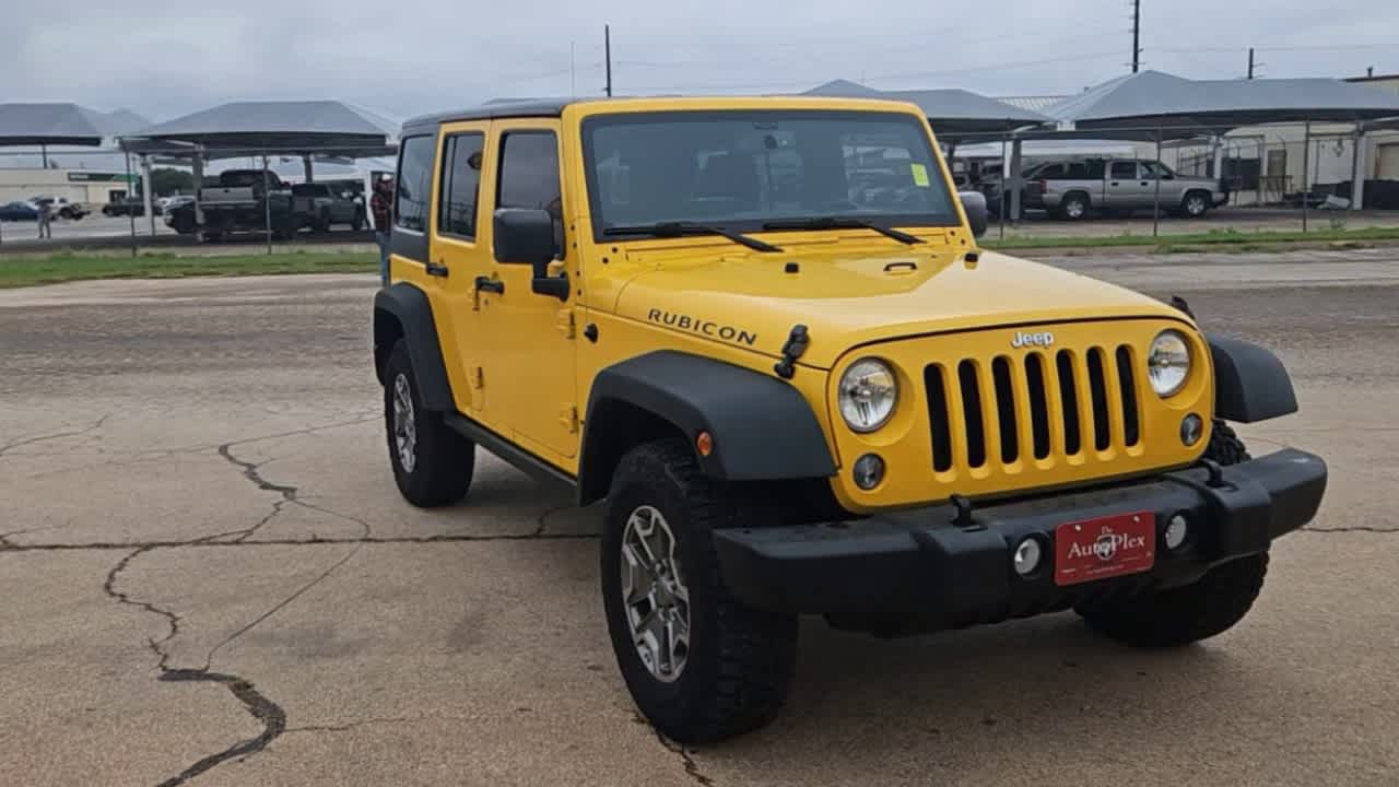 Used 2015 Jeep Wrangler Unlimited Rubicon with VIN 1C4BJWFG2FL561269 for sale in San Angelo, TX