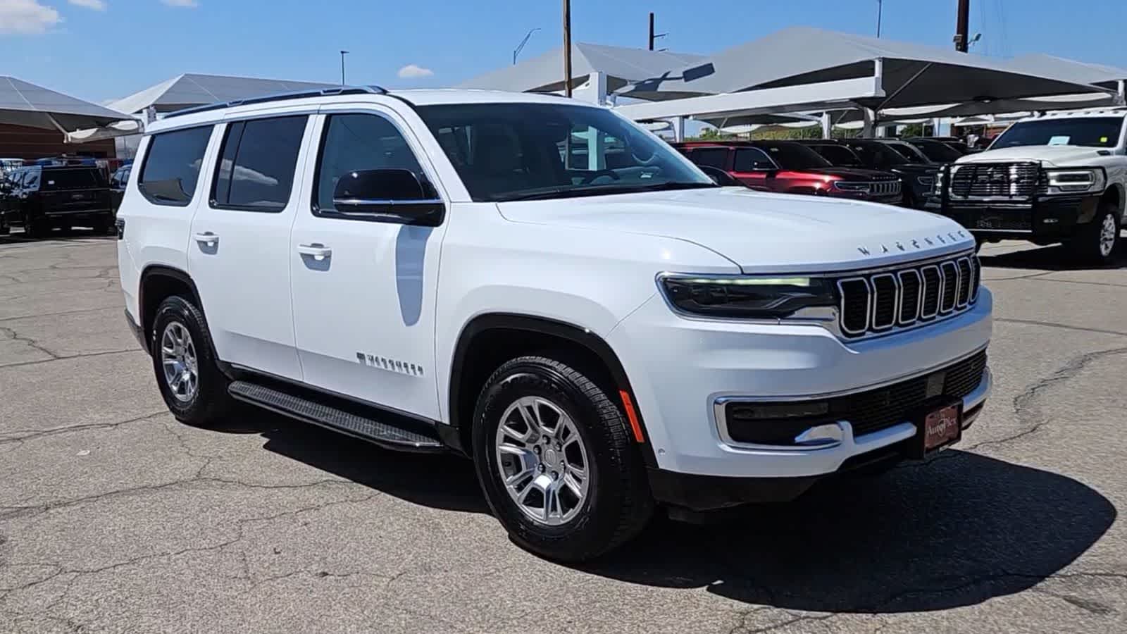 Used 2023 Jeep Wagoneer Series I with VIN 1C4SJVAP0PS561019 for sale in San Angelo, TX