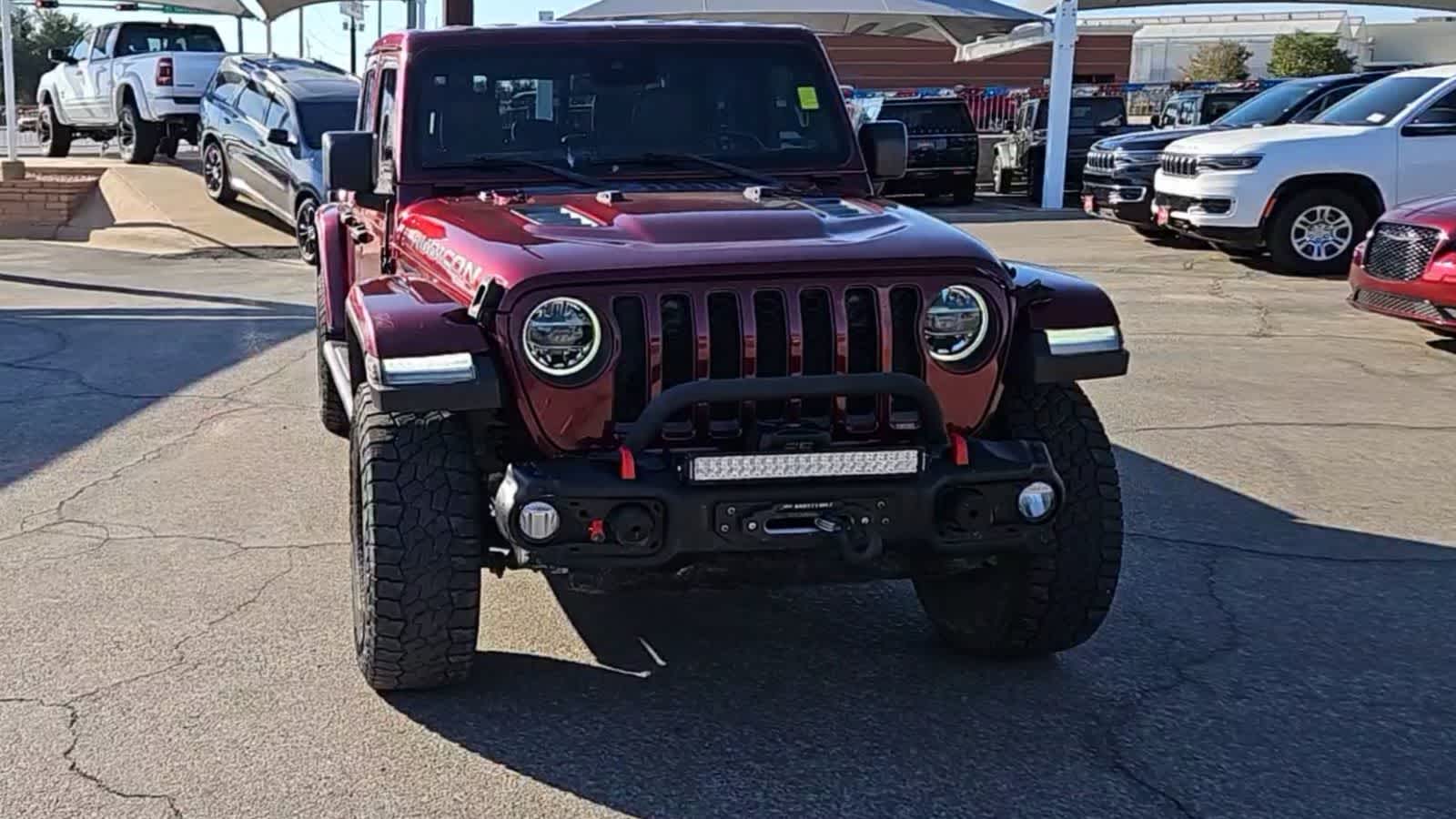 Used 2021 Jeep Gladiator Rubicon with VIN 1C6JJTBG9ML537409 for sale in San Angelo, TX