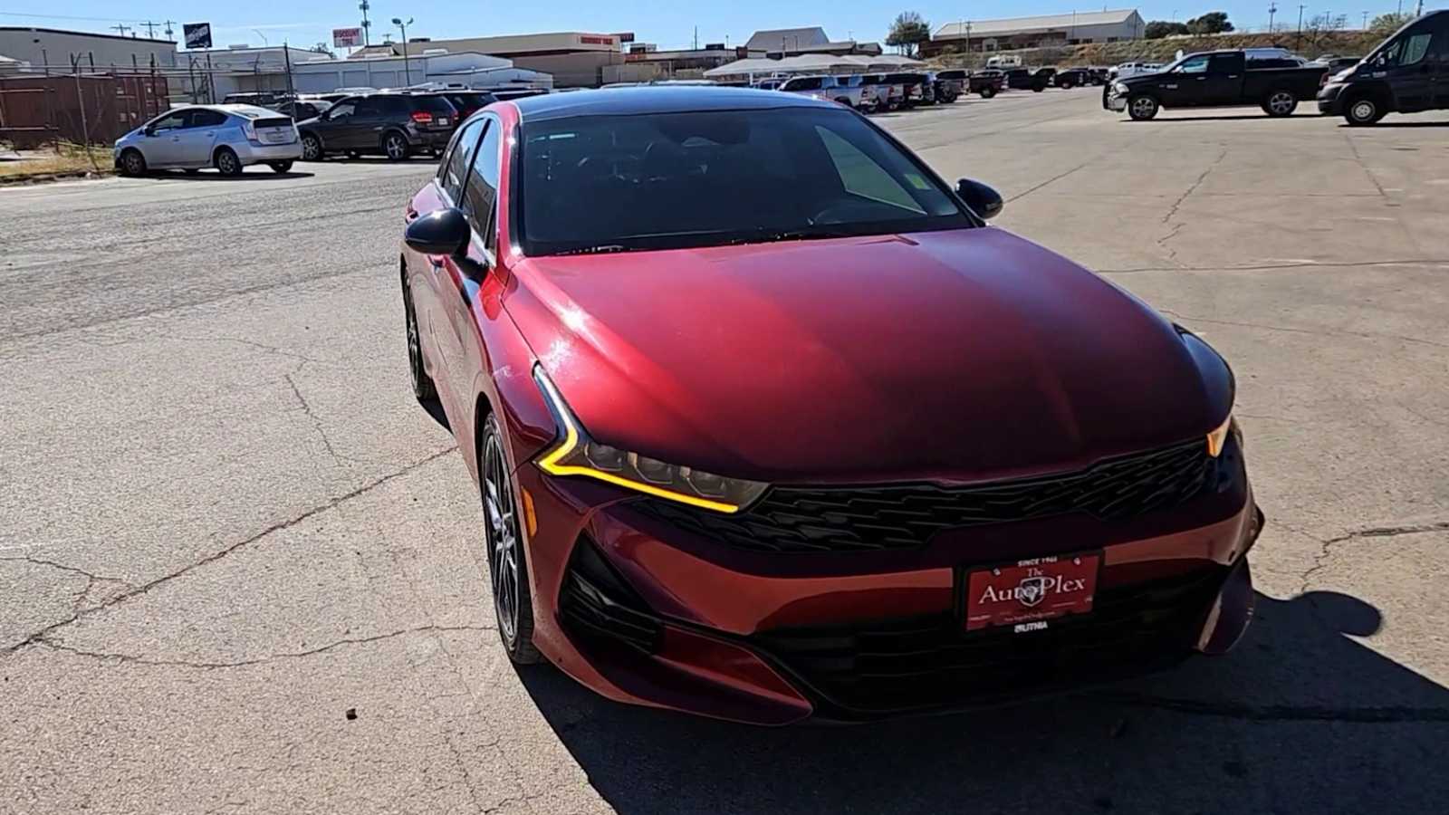 Used 2021 Kia K5 GT with VIN 5XXG44J85MG072766 for sale in San Angelo, TX