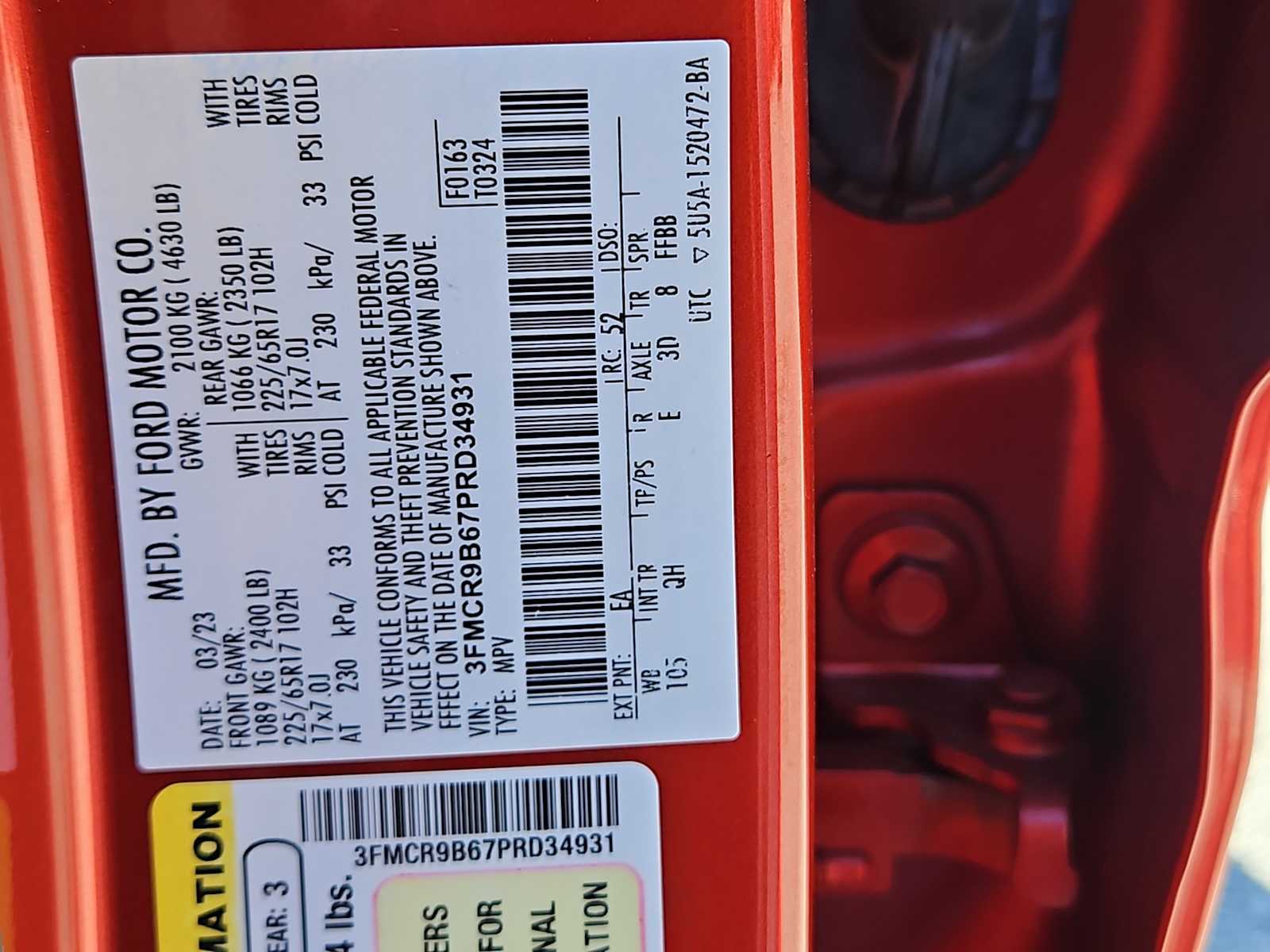 Thumbnail: 2023 Ford Bronco Sport - 25