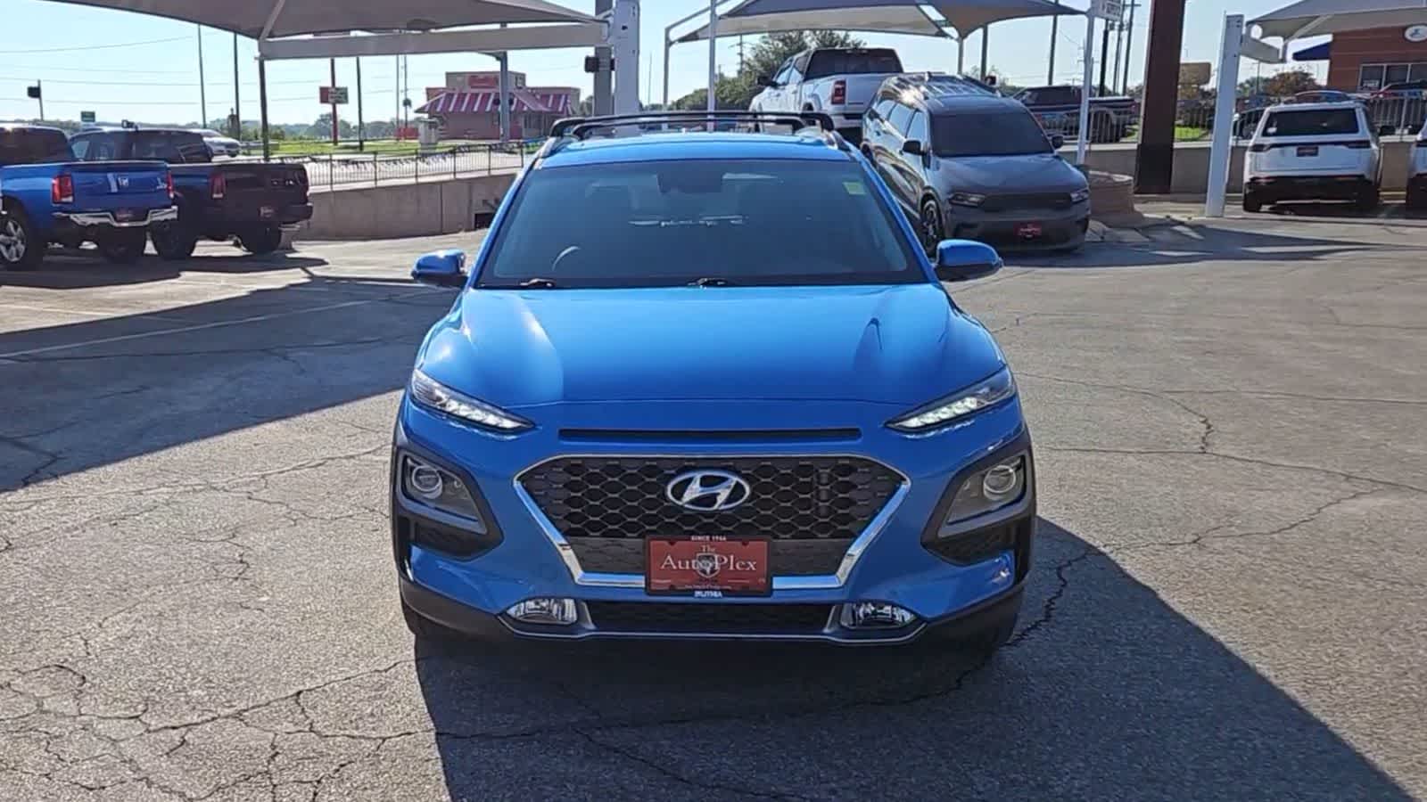 Used 2021 Hyundai Kona Limited with VIN KM8K33A54MU611803 for sale in San Angelo, TX