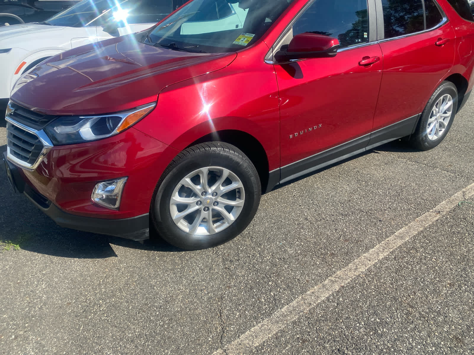 Used 2021 Chevrolet Equinox LT with VIN 2GNAXUEVXM6131680 for sale in Middletown Township, NJ