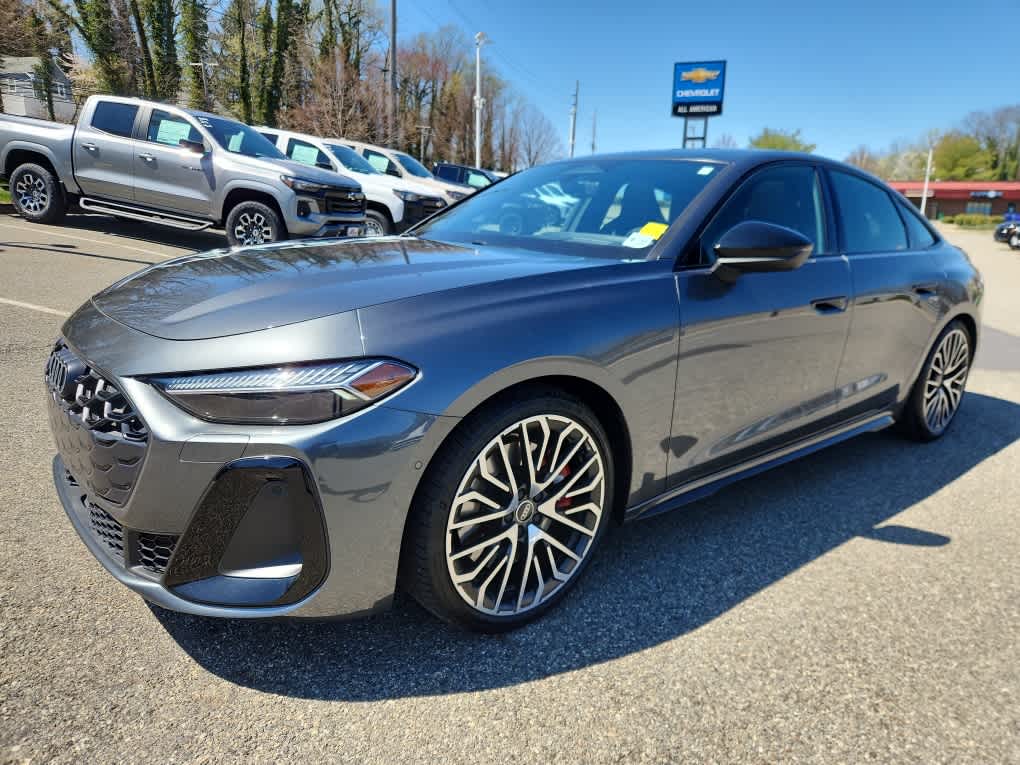Gray 2025 Audi S5 3.0T quattro Premium Plus Sedan All-Wheel Drive Automatic