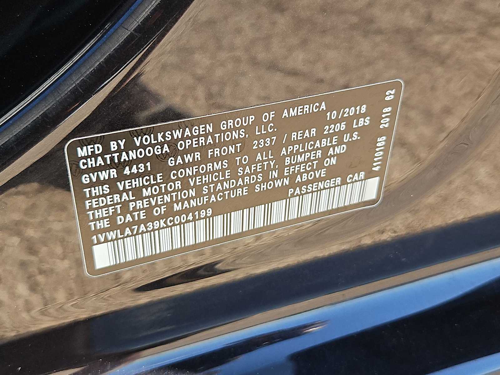 Thumbnail: 2019 Volkswagen Passat - 25