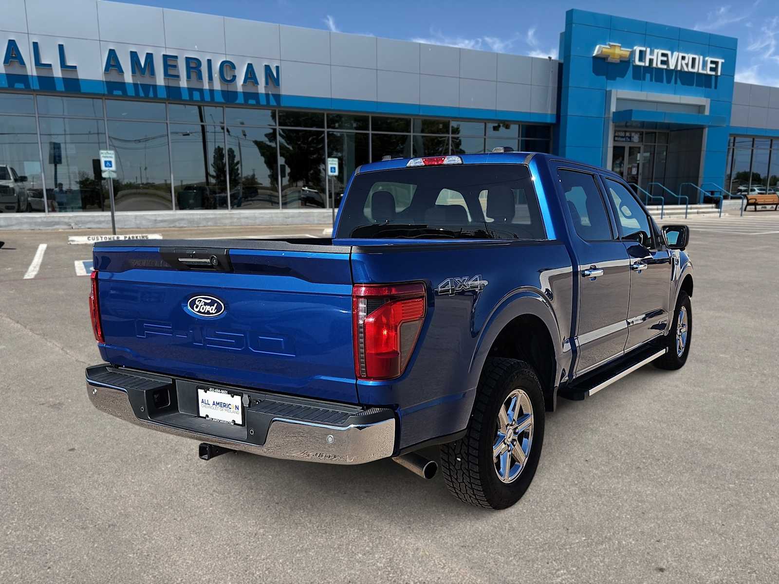 Used 2024 Ford Truck SuperCrew Cab XLT Atlas Blue Metallic For