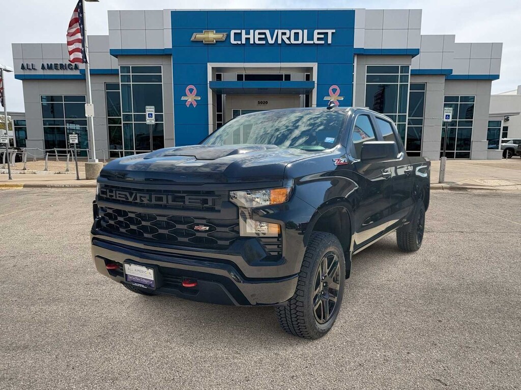 New 2026 Chevrolet Silverado 1500 Custom Trail Boss Truck Crew Cab