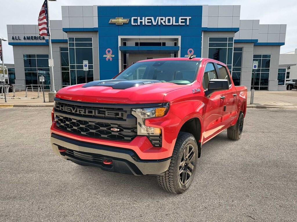 New 2026 Chevrolet Silverado 1500 Custom Trail Boss Truck Crew Cab