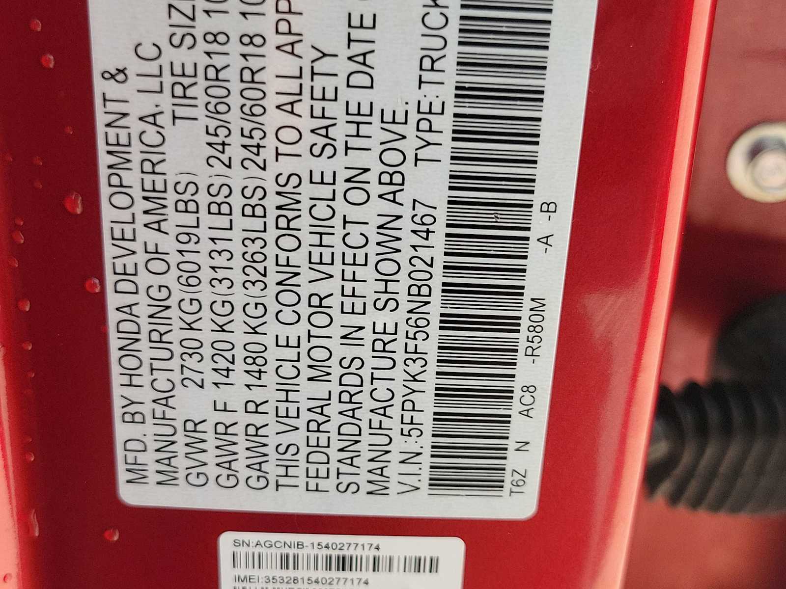 Thumbnail: 2022 Honda Ridgeline - 17