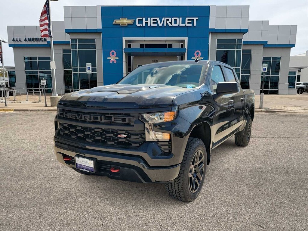 New 2026 Chevrolet Silverado 1500 Custom Trail Boss Truck Crew Cab