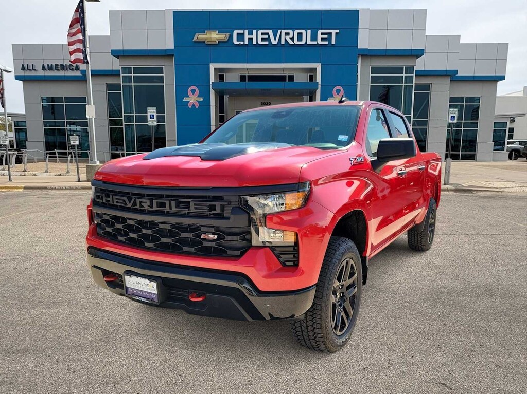 New 2026 Chevrolet Silverado 1500 Custom Trail Boss Truck Crew Cab