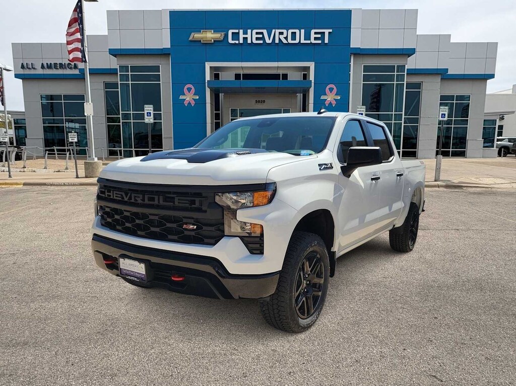 New 2026 Chevrolet Silverado 1500 Custom Trail Boss Truck Crew Cab