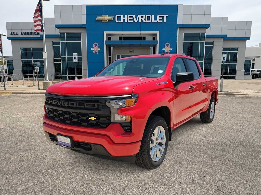 New 2025 Chevrolet Silverado 1500 Custom Truck Crew Cab