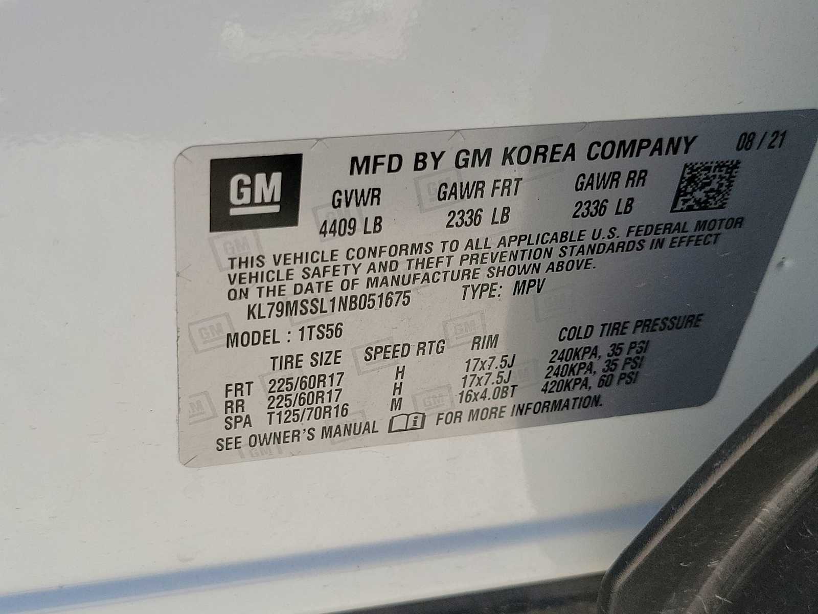 Thumbnail: 2022 Chevrolet TrailBlazer - 21