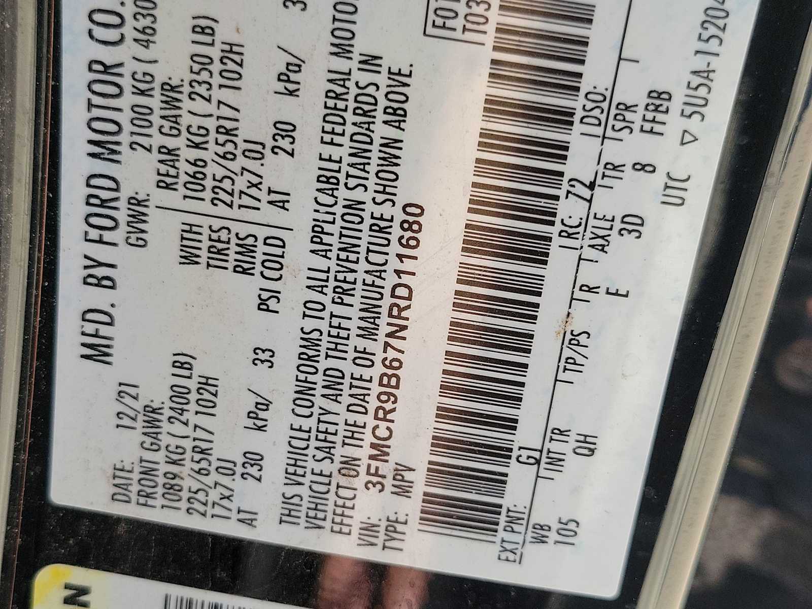 Thumbnail: 2022 Ford Bronco Sport - 21