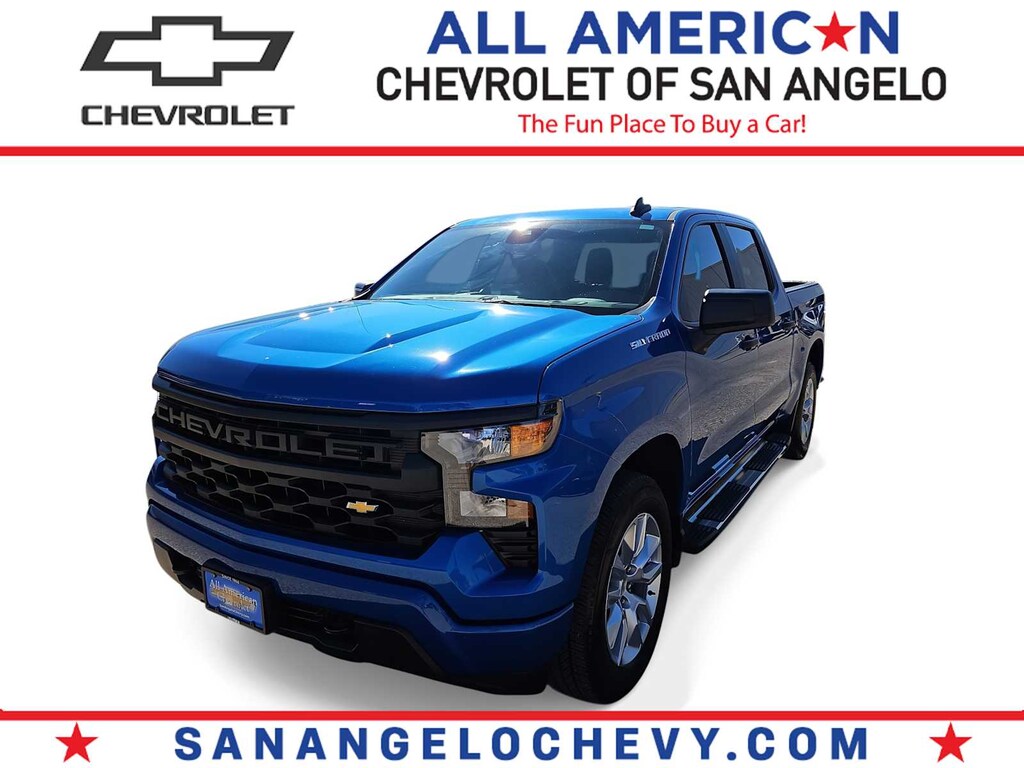 Used 2024 Chevrolet Silverado 1500 Custom Truck Crew Cab