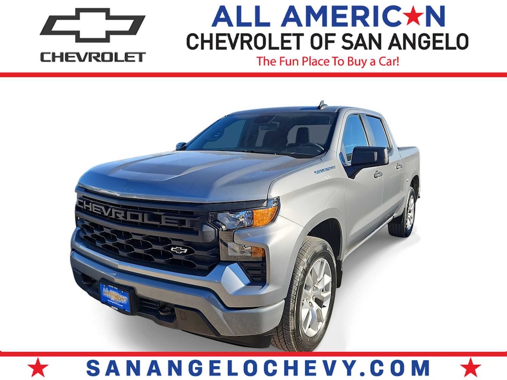 Used 2024 Chevrolet Silverado 1500 Custom Truck Crew Cab