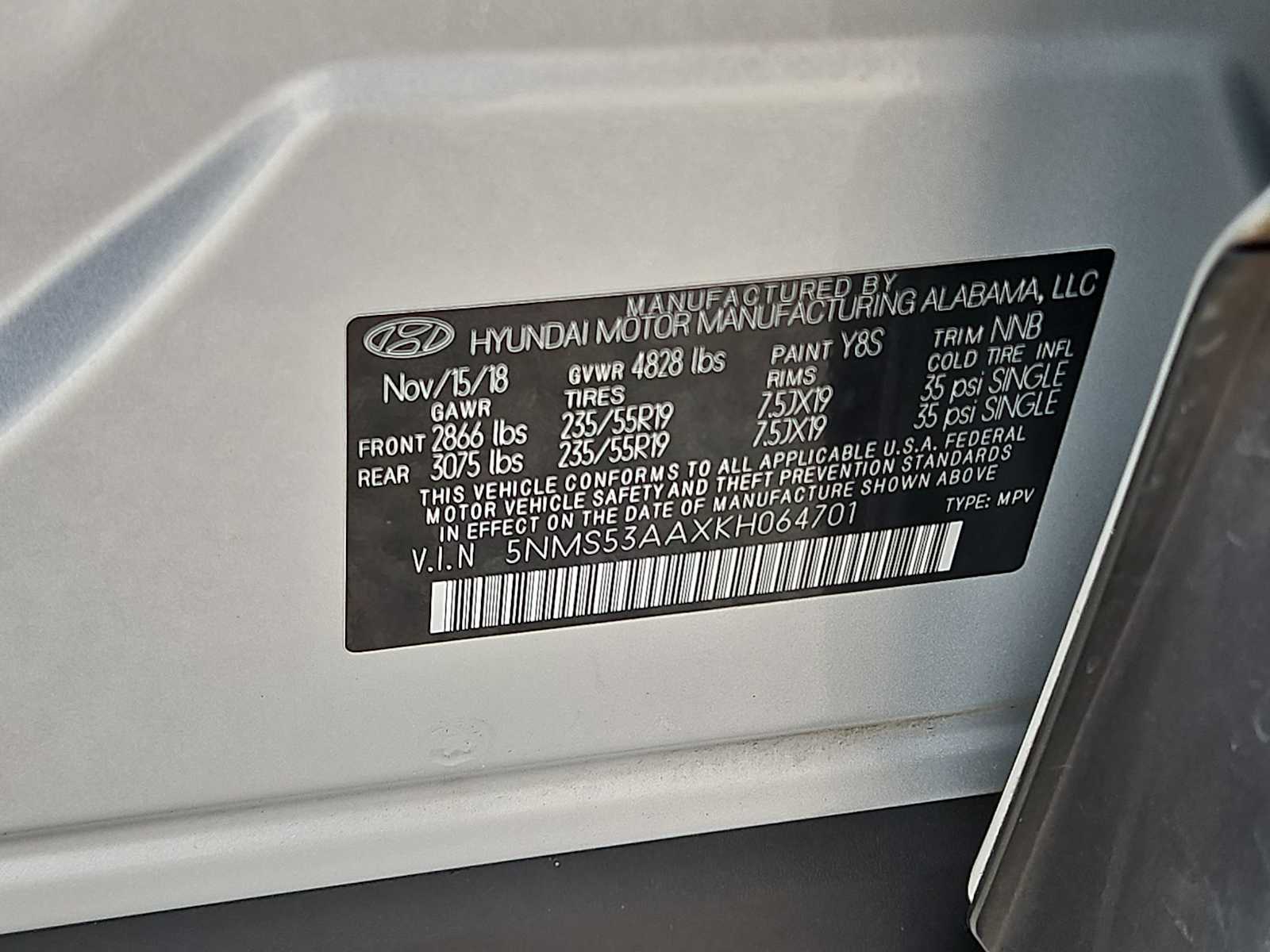 Thumbnail: 2019 Hyundai Santa Fe - 25