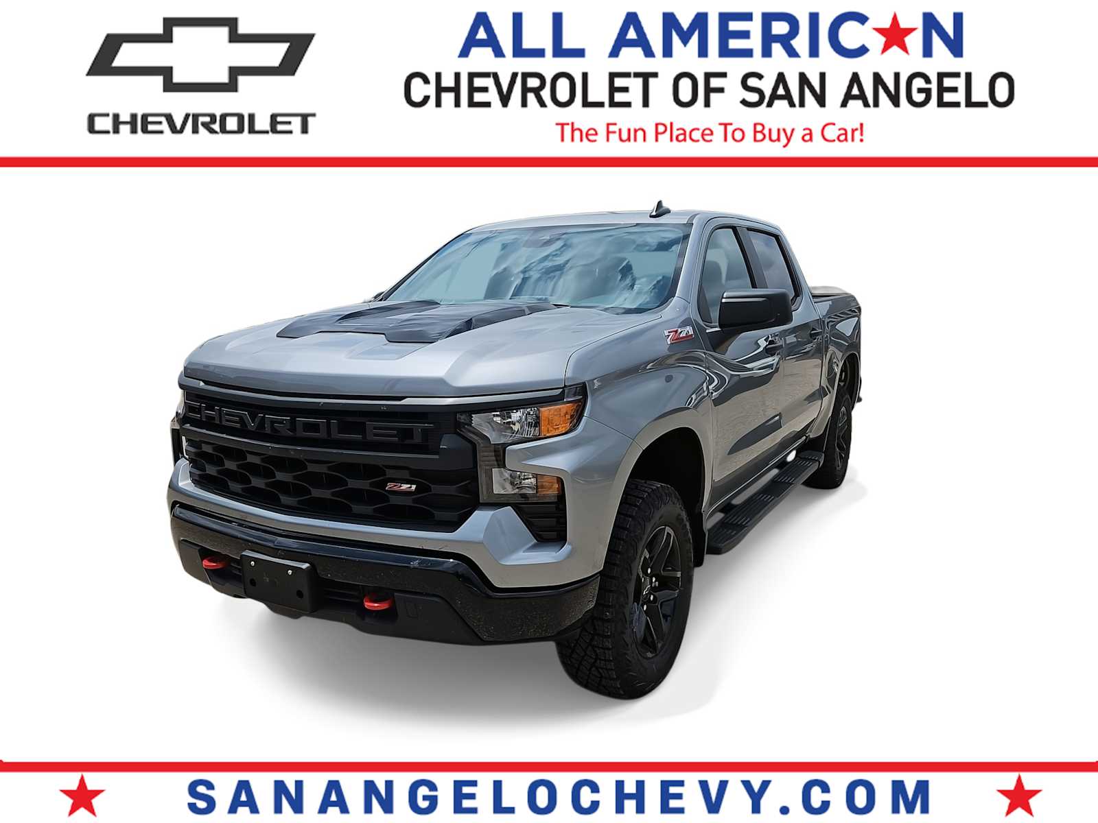 2025 Chevrolet Silverado 1500 Custom Trail Boss Hero Image