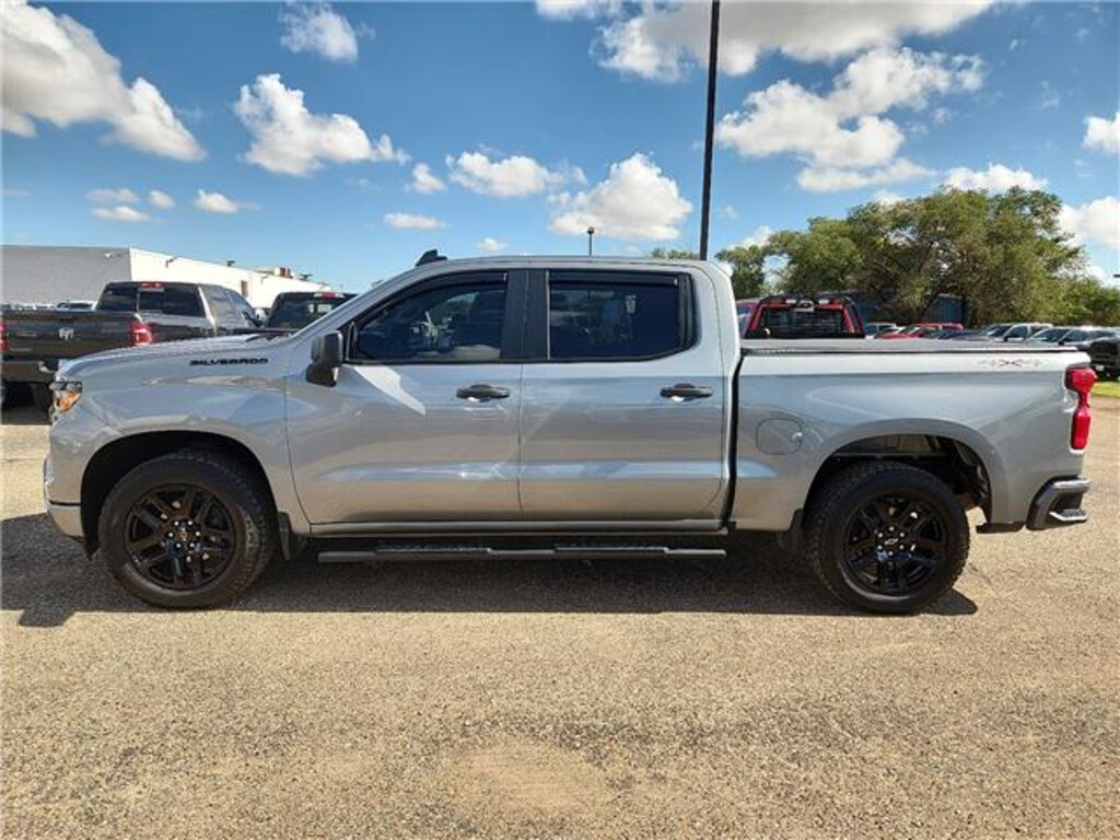 Used 2024 Chevrolet Silverado 1500 Custom 4x4 Crew Cab 5.75 ft. box 147.4 in. WB