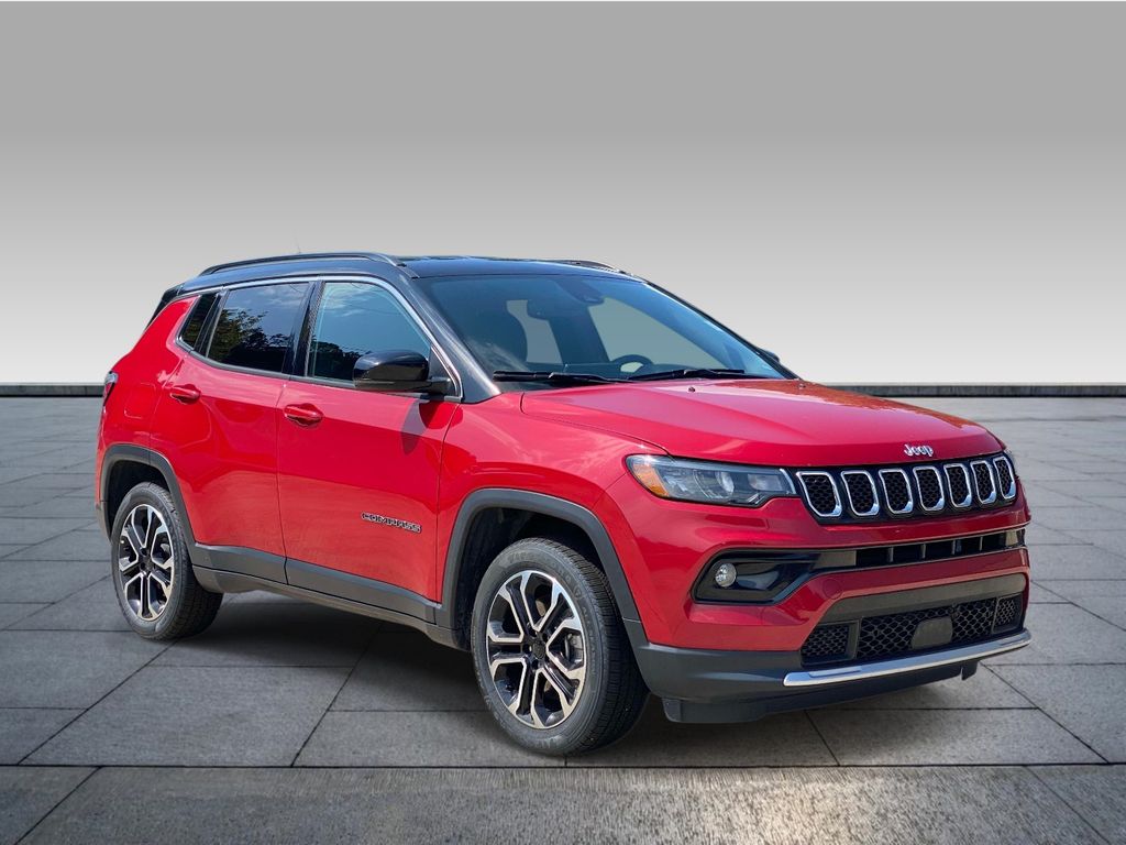 Red Hot Pearlcoat 2024 Jeep Compass SUV / Crossover Four-Wheel Drive 8-Speed Automatic